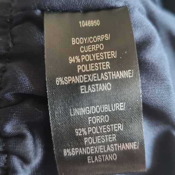 Halston Felix Matte Jersey Jumpsuit, Size 6, Navy, NWT - Picture 16 of 16